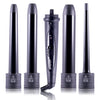 4 Piece Tourmaline Curling Set - Royale Black