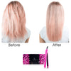 Classic 100% Ceramic Tourmaline Plates Soft Touch Hair Straightener - Pink