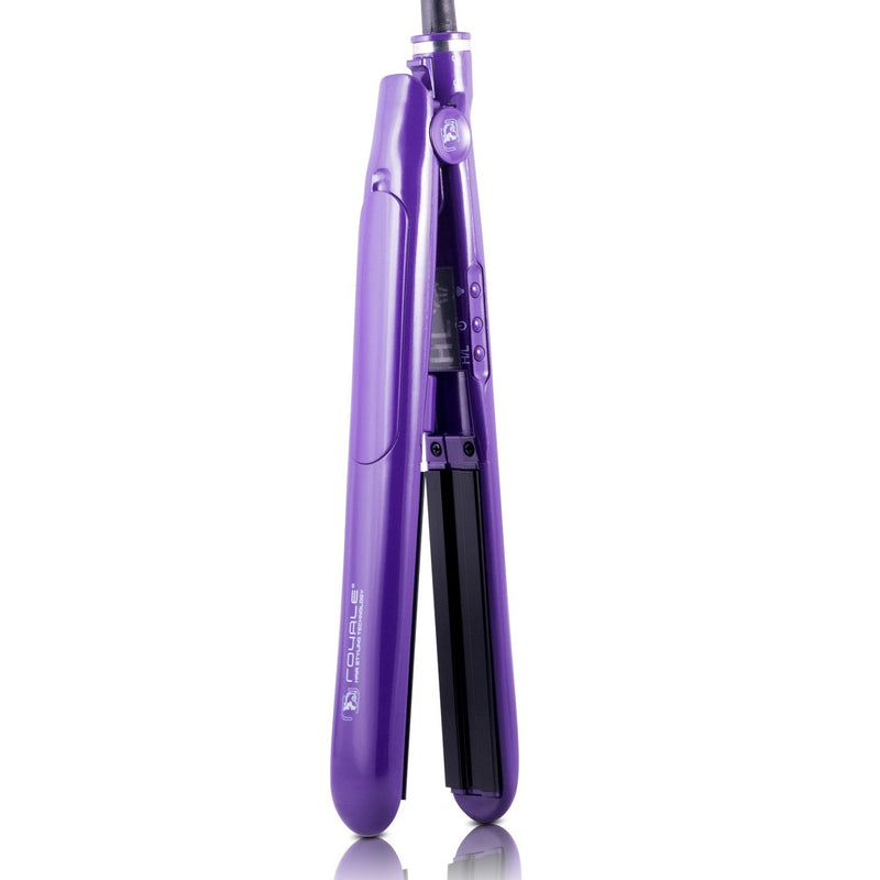 Hair straighteners with argan oil top