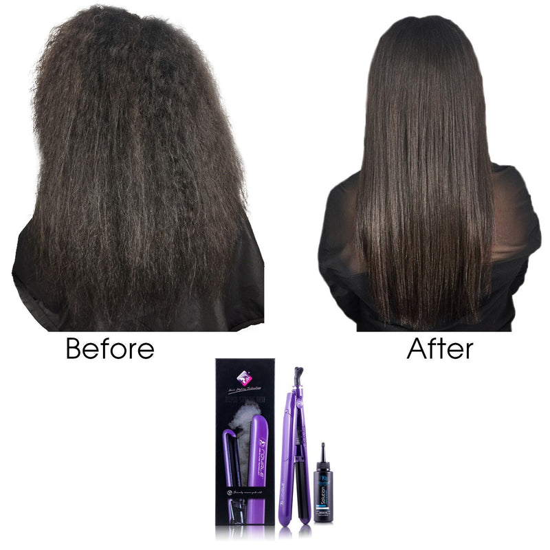 Ceramic Tourmaline Vapor Styling Hair Straightener with Argan