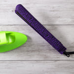 Classic Print 100% Ceramic Tourmaline Plates Soft Touch Hair Straightener - Purple Zebra