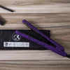 Classic Print 100% Ceramic Tourmaline Plates Soft Touch Hair Straightener - Purple Zebra