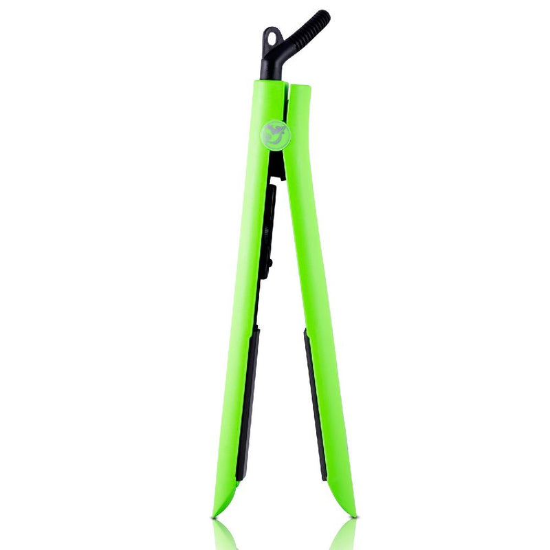 Platinum Genius Heating Element Hair Straightener with 100% Ceramic Plates - Lime Green